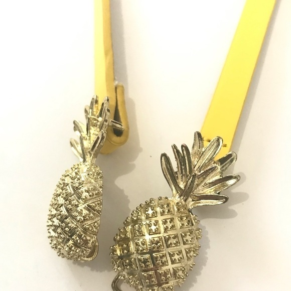 Pineapple Womens Elastic Bright Vibrant Butter Yellow Belt Hook Clasp - Picture 6 of 9